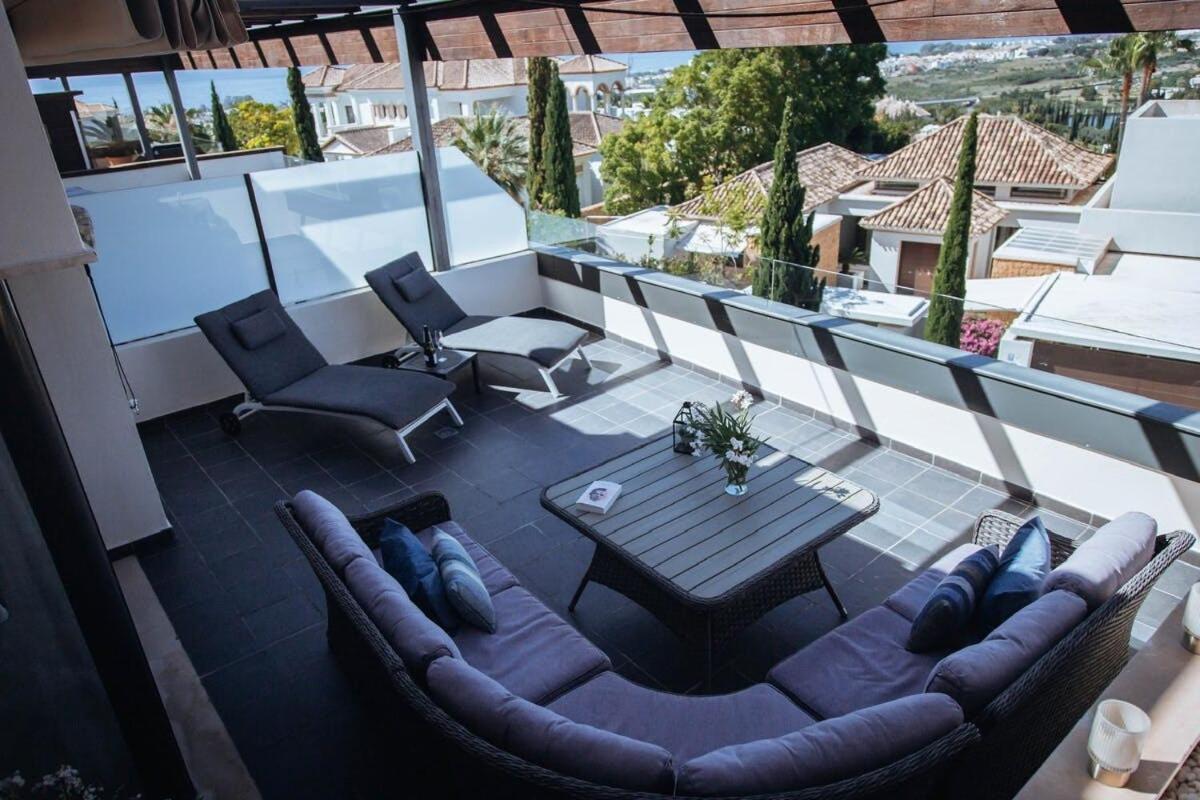 Luxury Apartment With Panoramic Views - Marbella 埃斯特波纳 外观 照片